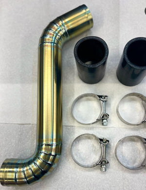 Titanium Pipe Radiator Rae-motorsports 2015-21 WRX titanium radiator pipe